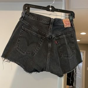 Levi Black Jean Shorts